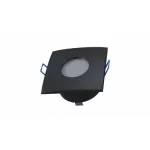 Ceiling lighting point fitting XANA cast square Fixted black, IP44 LAB-20-0002-04 LED Labs