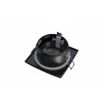 Ceiling lighting point fitting XANA cast square Fixted black, IP44 LAB-20-0002-04 LED Labs