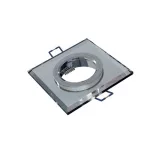 Ceiling lighting point fitting RIA glass square white - transparent LAB-20-1120-18 LED Labs