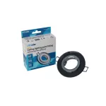 Ceiling lighting point fitting ROVO glass round black LAB-20-1210-21 LED Labs