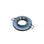 Ceiling lighting point fitting ROVO glass round black LAB-20-1210-21 LED Labs