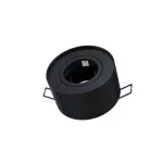 Ceiling lighting point fitting CLEO round black LAB-20-1210-46 LED Labs