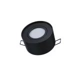 Ceiling lighting point fitting CLEO round black LAB-20-1210-46 LED Labs