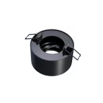 Ceiling lighting point fitting CLEO round black LAB-20-1210-46 LED Labs