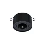 Ceiling lighting point fitting CLEO round black LAB-20-1210-46 LED Labs