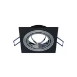 Ceiling lighting point fitting GABI square adjustable black brushed LAB-20-1220-07 LED Labs