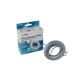   Ceiling lighting point fitting MULO round adjustable silver brushed LAB-20-1310-08 LED Labs