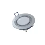 Ceiling lighting point fitting MULO round adjustable silver brushed LAB-20-1310-08 LED Labs
