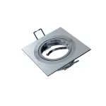 Ceiling lighting point fitting GABI square adjustable silver brushed LAB-20-1320-06 LED Labs