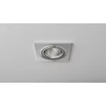 Ceiling lighting point fitting GABI square adjustable silver brushed LAB-20-1320-06 LED Labs
