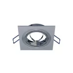 Ceiling lighting point fitting GABI square adjustable silver brushed LAB-20-1320-06 LED Labs