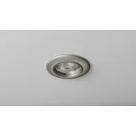 Ceiling lighting point fitting OPRA cast round adjustable satin LAB-20-1410-04 LED Labs