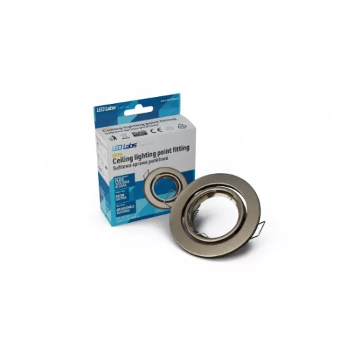 Ceiling lighting point fitting VEPA round adjustable satin LAB-20-1410-15 LED Labs