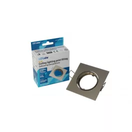   Ceiling lighting point fitting ELAR cast square adjustable satin LAB-20-1420-05 LED Labs