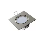 Ceiling lighting point fitting ELAR cast square adjustable satin LAB-20-1420-05 LED Labs