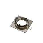 Ceiling lighting point fitting ELAR cast square adjustable satin LAB-20-1420-05 LED Labs