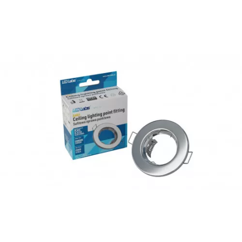 Ceiling lighting point fitting SARA round Fixted chrome LAB-20-1610-13 LED Labs