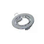 Ceiling lighting point fitting VEPA round adjustable chrome LAB-20-1610-17 SpectrumLED