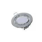 Ceiling lighting point fitting VEPA round adjustable chrome LAB-20-1610-17 SpectrumLED