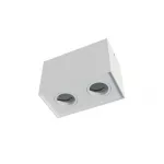 Ceiling spotlight fixture SPOT KALA 2x square white LAB-20-2120-24 LED Labs