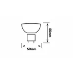 GU10 LED-fényforrás, 3 W, Meleg fehér WW K lm, LAB-21-4107-08 LED Labs