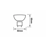 GU10 LED-fényforrás, 7 W, Meleg fehér WW K lm, LAB-21-4400-01 LED Labs