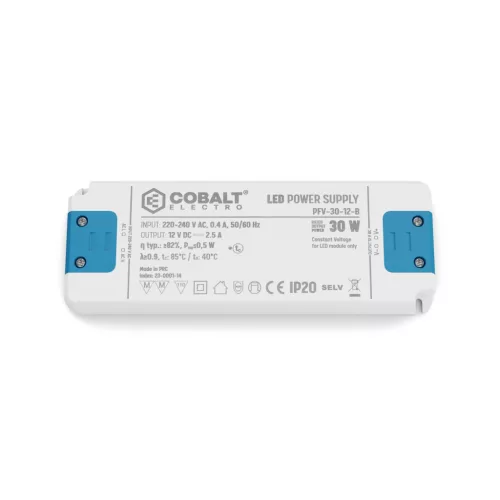 CobaltElectro PFV 12V 30W IP20 LED power supply  B