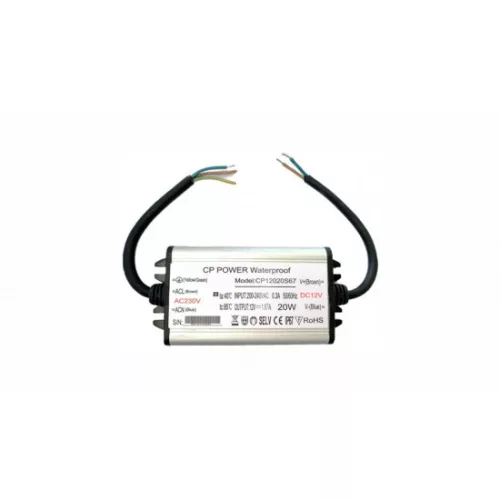 12V 20W IP67 V2 metal case power supply