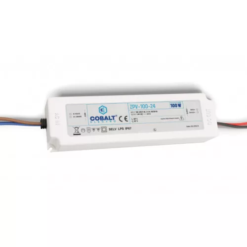 100W 24V IP67 ZPV constant voltage impulse power supply unit