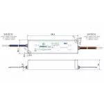100W 24V IP67 ZPV constant voltage impulse power supply unit