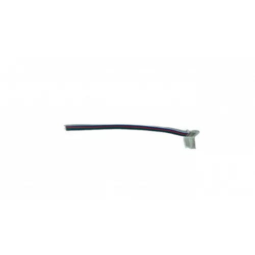 RGBW LED tape connector 10mm - 1 side latch, wired