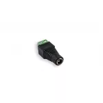 DC 2.1/5.5 terminal, screw, male