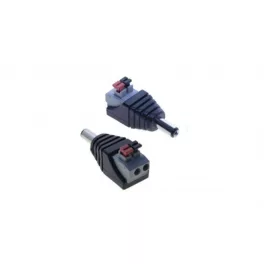 DC 2.1/5.5 terminal, quick-connector, female