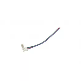 RGB LED tape connector 10mm - 1 side latch, wired