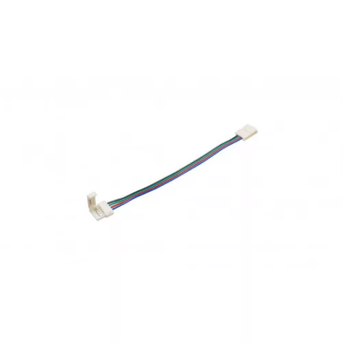 RGB LED tape connector 8mm - 2 sides latch, wired