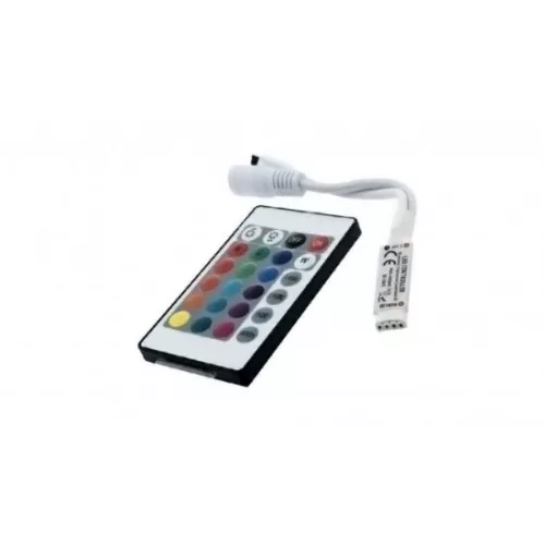 RGB controller for LED strips 3x2A 12V + remote IR MINI White