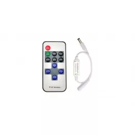 LED dimmer 12V 72W 11 buttons, RF remote + plug
