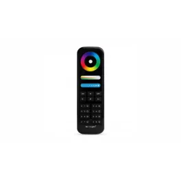Radio LED remote control - 8 ZONE - RGB+CCT (RGBWW) BLACK