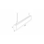 LUMINES CLARO Linear LED Luminaire - white lacquered - 4000K - 180cm LAB-26-0000-01 LED Labs