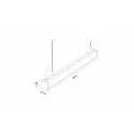 LUMINES DILEDA Linear LED Luminaire - white lacquered - 4000K - 180cm LAB-26-0000-10 LED Labs