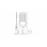 Stellar2 LED street lamp 150W 16500lm NW IP65 LAB-29-0000-07 LED Labs