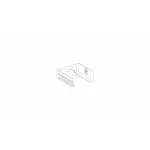 Mounting clip for SKB12-3 3-phase track, white LAB-34-1213-00 LED Labs