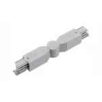 Adjustable connector for 3-phase track XTS24-1, gray