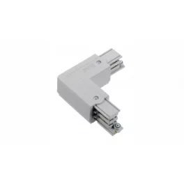 L-angle connector for 3-phase track XTS34-1 LEFT, gray