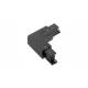 L-angle connector for 3-phase track XTS34-2 LEFT, black LAB-34-3402-00 LED Labs