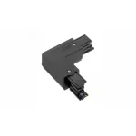 L-angle connector for 3-phase track XTS35-2 RIGHT, black