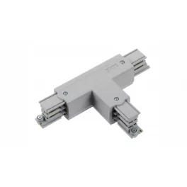 T-type connector for 3-phase track XTS36-1 gray
