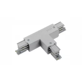 T-type connector for 3-phase track XTS37-1 gray