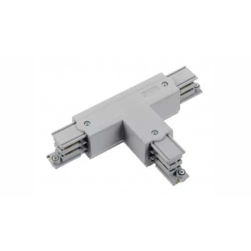 T-type connector for 3-phase track XTS37-1 gray