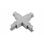 Cross connector + 3-phase track XTS38-1 gray